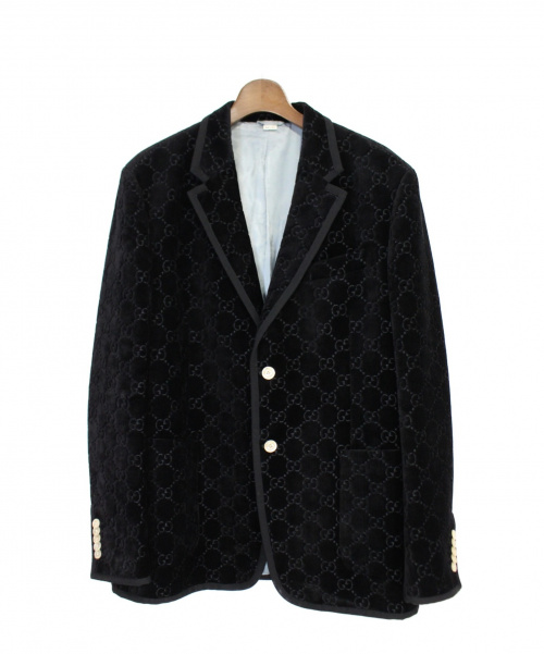 GUCCI（グッチ）GUCCI (グッチ) Palma GG velvet jacket サイズ:52の古着・服飾アイテム