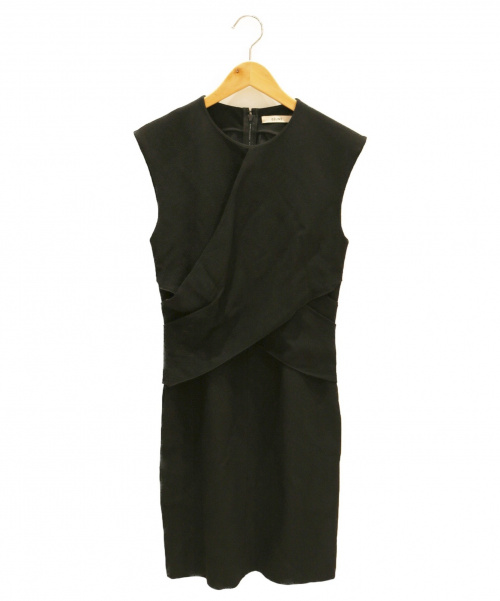 CELINE（セリーヌ）CELINE (セリーヌ) ノースリーブワンピース ブラック サイズ:34の古着・服飾アイテム