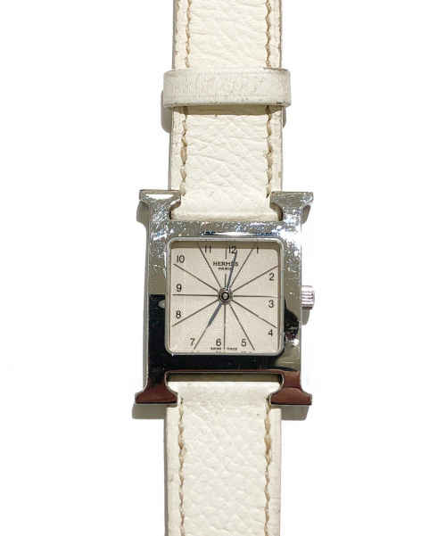 HERMES（エルメス）HERMES (エルメス) Hウォッチ サイズ:- クォーツ腕時計の古着・服飾アイテム