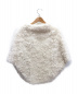 Christian Dior (クリスチャン ディオール) ラムファーポンチョ ホワイト サイズ:S 羊革×シルク：87800円