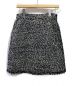 BALENCIAGA (バレンシアガ) ニットスカート ホワイト×ブラック サイズ:36 秋冬物：4800円