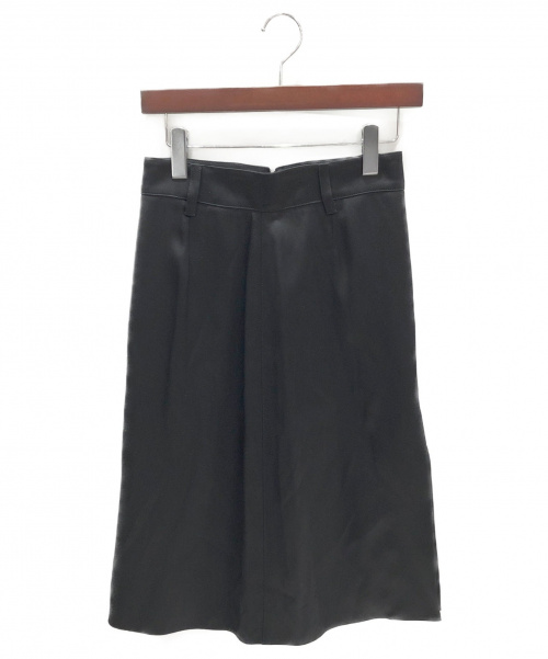 PRADA（プラダ）PRADA (プラダ) シルク混スカート ブラック サイズ:40の古着・服飾アイテム