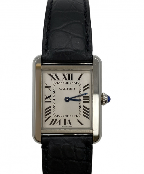 Cartier（カルティエ）Cartier (カルティエ) タンクソロSM サイズ:SM クォーツ時計の古着・服飾アイテム