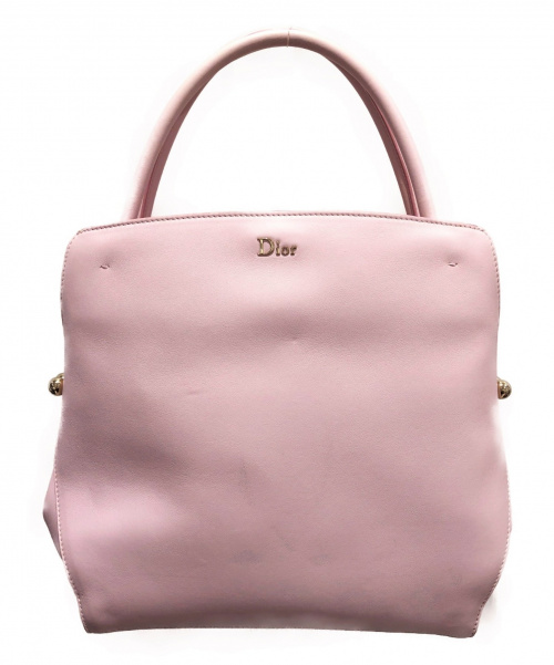 Christian Dior（クリスチャン ディオール）Christian Dior (クリスチャンディオール) トートバッグ ピンク サイズ:ｰ レザーの古着・服飾アイテム