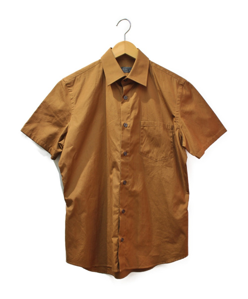 PRADA（プラダ）PRADA (プラダ) 半袖シャツ ブラウン サイズ:37の古着・服飾アイテム