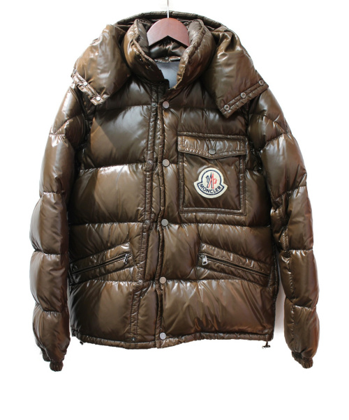 MONCLER（モンクレール）MONCLER (モンクレール) K2/ダウンジャケット ブラウン サイズ:1 冬物の古着・服飾アイテム