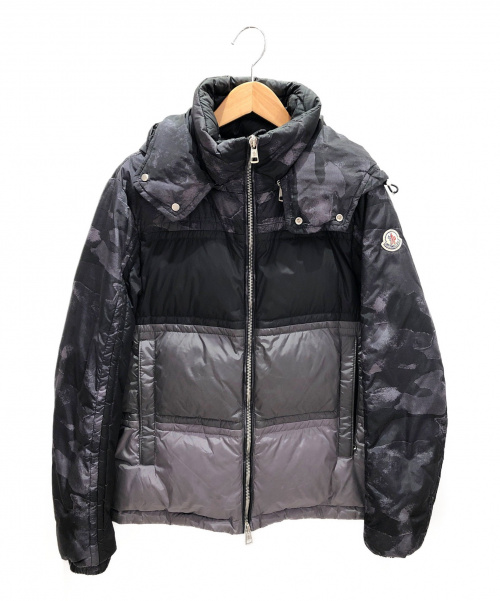 MONCLER（モンクレール）MONCLER (モンクレール) ダウンジャケット ブラック×グレー サイズ:0 BREITMANの古着・服飾アイテム