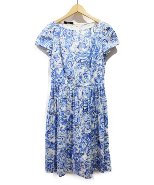 中古 古着通販 Prada プラダ ワンピース ホワイト ブルー サイズ ブランド 古着通販 トレファク公式 Trefac Fashion