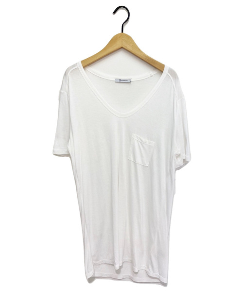 T by ALEXANDER WANG（ティーバイアレキサンダーワン）T by ALEXANDER WANG (ティーバイアレキサンダーワン) ポケットTシャツ ホワイト サイズ:Sの古着・服飾アイテム