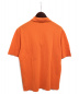 HERMES (エルメス) ポロシャツ オレンジ サイズ:M 夏物：13800円