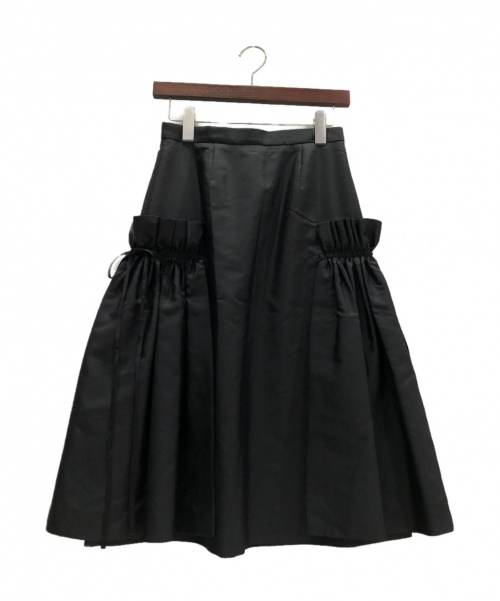 ADEAM（アディアム）ADEAM (アディアム) スカート ブラックの古着・服飾アイテム