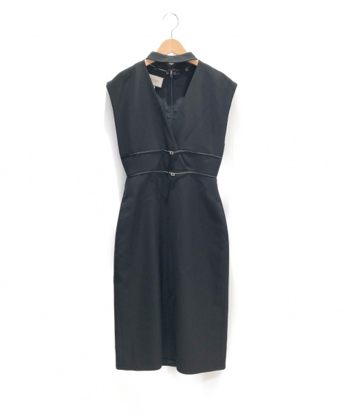 GUCCI（グッチ）GUCCI (グッチ) 20SS ロゴベルテッドドレス ブラック サイズ:38の古着・服飾アイテム
