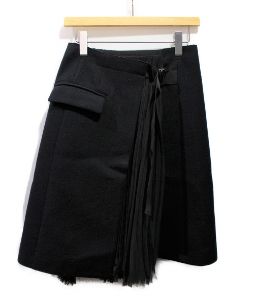 sacai（サカイ）sacai (サカイ) ラッププリーツスカート サイズ:1 秋冬物の古着・服飾アイテム