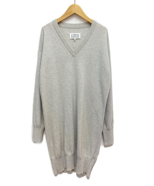 中古 古着通販 Maison Margiela メゾンマルジェラ エルボーパッチニットワンピース グレー サイズ S 秋冬物 ウール ブランド 古着通販 トレファク公式 Trefac Fashion