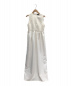 YOKO CHAN（ヨーコチャン）の古着「Floorlength Gathered Dress」｜ホワイト