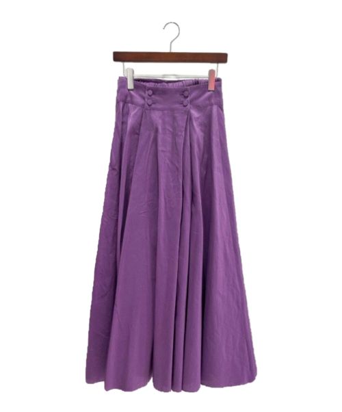 MYLAN（マイラン）MYLAN (マイラン) パンツ付巻きスカート パープル サイズ:FREEの古着・服飾アイテム