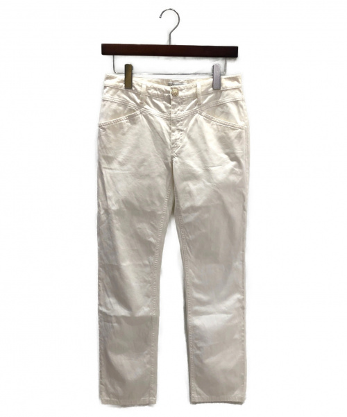 CHANEL（シャネル）CHANEL (シャネル) カラーパンツ ホワイト サイズ:38の古着・服飾アイテム