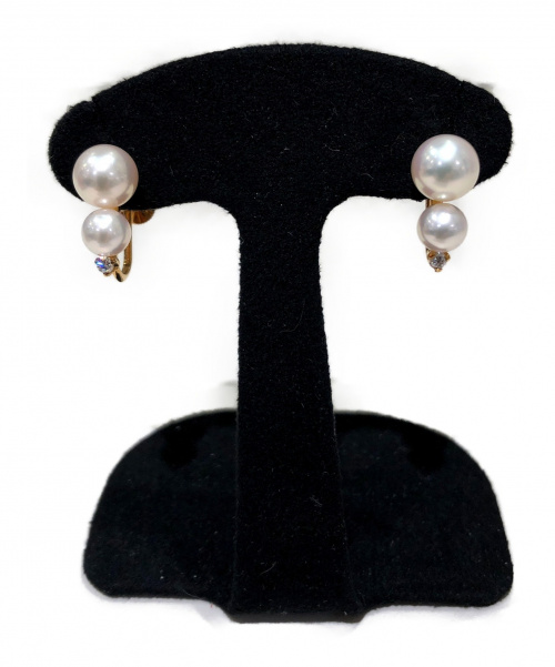 MIKIMOTO（ミキモト）MIKIMOTO (ミキモト) パールイヤリング サイズ:- K18 真珠の古着・服飾アイテム