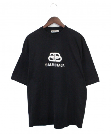 [中古]BALENCIAGA(バレンシアガ)のメンズ トップス オーバーサイズBBロゴTシャツ