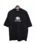 BALENCIAGA（バレンシアガ）の古着「オーバーサイズBBロゴTシャツ」｜ブラック