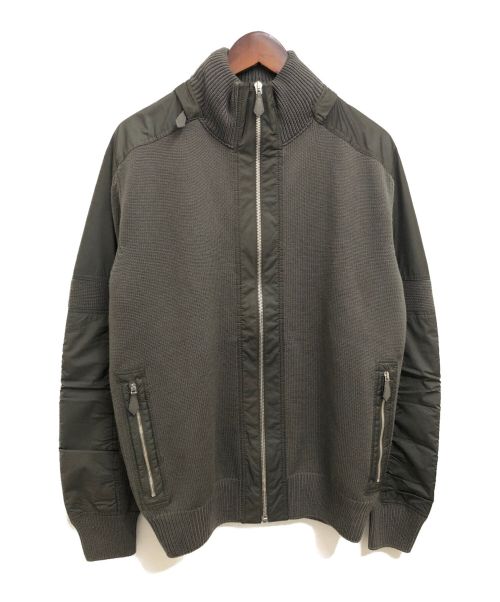 HERMES（エルメス）HERMES (エルメス) ニットジャケット グレー サイズ:Sの古着・服飾アイテム