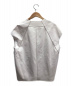 CYCLAS (シクラス) ノースリーブプルオーバーシャツ ホワイト サイズ:S 春夏物：14800円