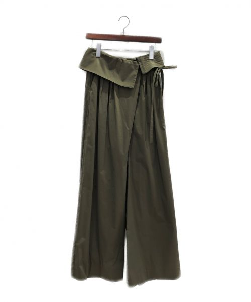 CYCLAS（シクラス）CYCLAS (シクラス) ワイドパンツ オリーブ サイズ:34の古着・服飾アイテム