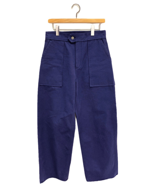 BLAMINK（ブラミンク）BLAMINK (ブラミンク) ワイドパンツ ブルー サイズ:38の古着・服飾アイテム