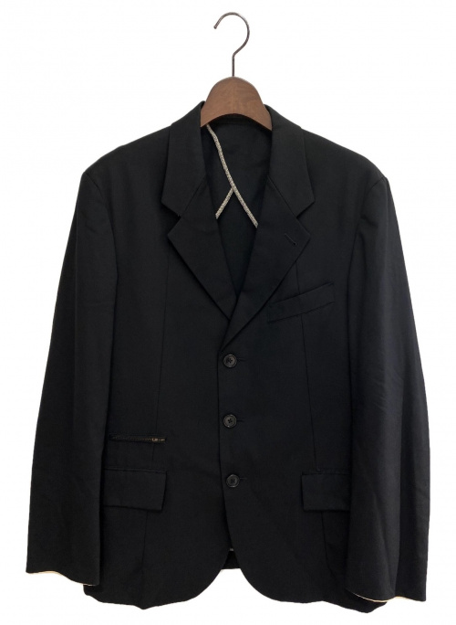 Y's for men（ワイズフォーメン）Y's for men (ワイズフォーメン) ウールギャバジンジャケット ブラック サイズ:3の古着・服飾アイテム