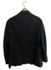 Y's for men (ワイズフォーメン) レーヨンウールギャバ3Bジャケット ブラック サイズ:M：3980円