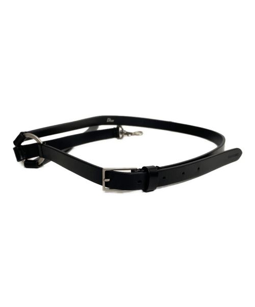 DIOR HOMME（ディオール オム）DIOR HOMME (ディオール オム) Thingh harness belt ブラック サイズ:90の古着・服飾アイテム