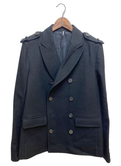 DIOR HOMME（ディオール オム）DIOR HOMME (ディオール オム) ウールPコート ブラック サイズ:44の古着・服飾アイテム