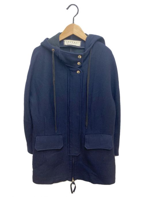 MARNI（マルニ）MARNI (マルニ) フーデッドコート ネイビー サイズ:38の古着・服飾アイテム