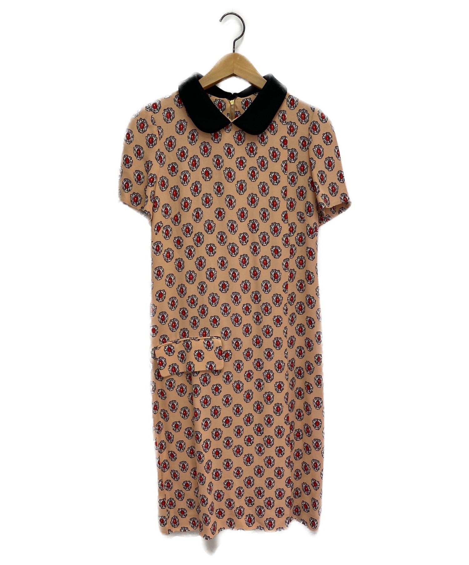 中古 古着通販 Marni マルニ 総柄ワンピース ベージュ サイズ 38 ブランド 古着通販 トレファク公式 Trefac Fashion