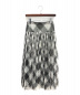 Christian Dior (クリスチャン ディオール) チュールミディスカート ホワイト×ブラック サイズ:36 チェック：69800円