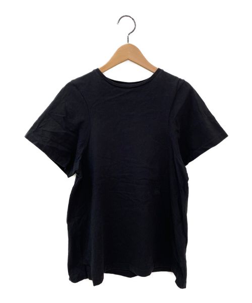 toteme（トーテム）toteme (トーテム) カーブドシームTシャツ ブラック サイズ:Sの古着・服飾アイテム
