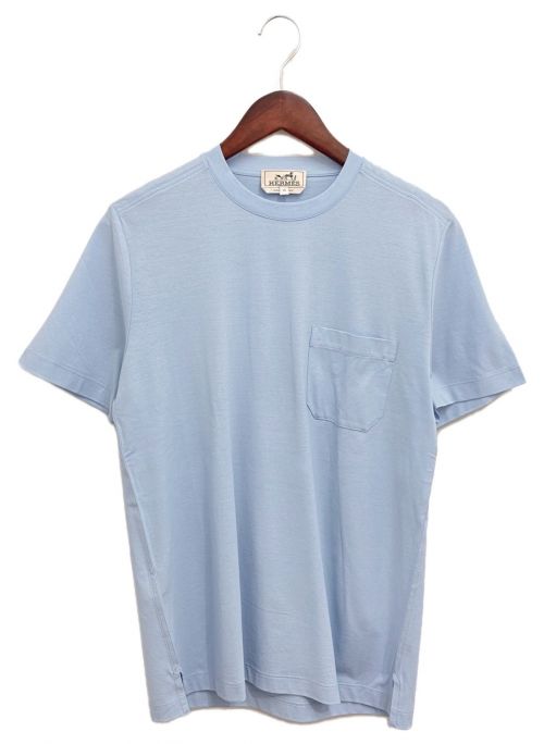 HERMES（エルメス）HERMES (エルメス) 半袖Tシャツ スカイブルー サイズ:XSの古着・服飾アイテム
