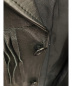中古・古着 Saint Laurent Paris (サンローランパリ) フリンジレザージャケット ブラック サイズ:52：87800円