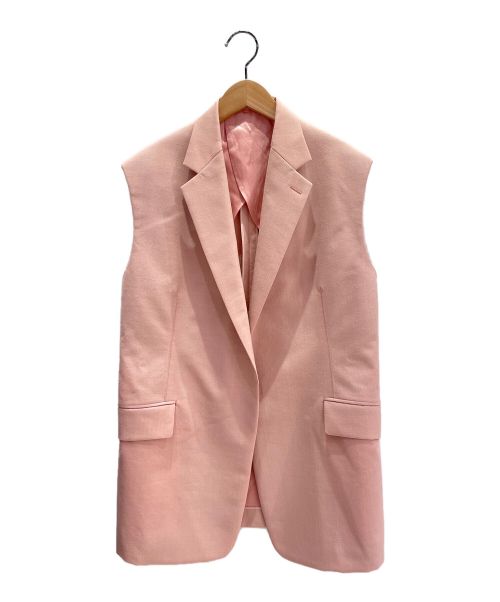 BLAMINK（ブラミンク）BLAMINK (ブラミンク) ジレ ピンク サイズ:36の古着・服飾アイテム