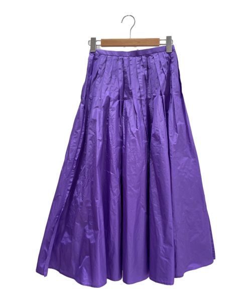 BLAMINK（ブラミンク）BLAMINK (ブラミンク) ギャザースカート パープル サイズ:36の古着・服飾アイテム