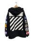 OFFWHITE（オフホワイト）の古着「Patch Zip Hoodie」｜ブラック