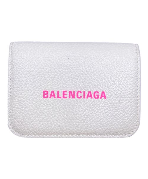 BALENCIAGA（バレンシアガ）BALENCIAGA (バレンシアガ) キャッシュ ミニウォレット ホワイト サイズ:-の古着・服飾アイテム