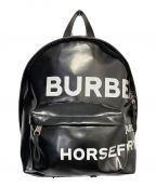 BURBERRYバーバリー）の古着「HORSE FERRY GRAPHIC BACK PACK」｜ブラック
