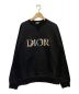 Dior（ディオール）の古着「Dior Floral Logo Crewneck」｜ブラック