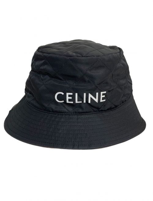 CELINE（セリーヌ）CELINE (セリーヌ) 21AW キルティング バケットハット ブラック サイズ:L 未使用品の古着・服飾アイテム