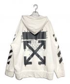 OFFWHITEオフホワイト）の古着「Dripping Arrows Incomp Hoodie」｜ホワイト