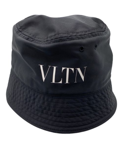 VALENTINO（ヴァレンティノ）VALENTINO (ヴァレンティノ) VLTNロゴハット ブラック サイズ:57の古着・服飾アイテム