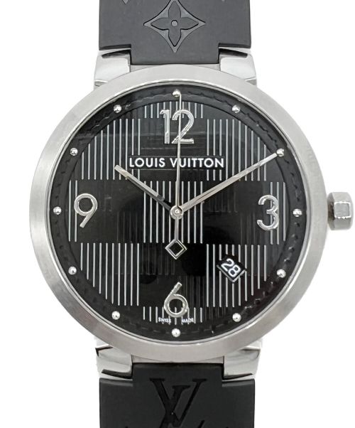 LOUIS VUITTON（ルイ ヴィトン）LOUIS VUITTON (ルイ ヴィトン) タンブールスリム ブラック サイズ:39mmの古着・服飾アイテム