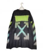 OFFWHITEオフホワイト）の古着「BRUSHED MOHAIR ARROWS PULLOVER」