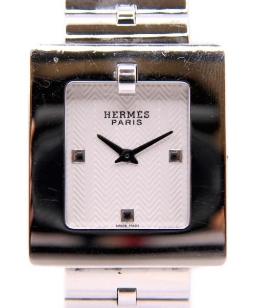 HERMES（エルメス）HERMES (エルメス) ベルトウォッチ ホワイト サイズ:26mmの古着・服飾アイテム